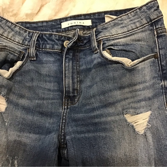 EUNINA- size 7 MID RISE girlfriend FRANKIE women’s denim jeans - Picture 6 of 8